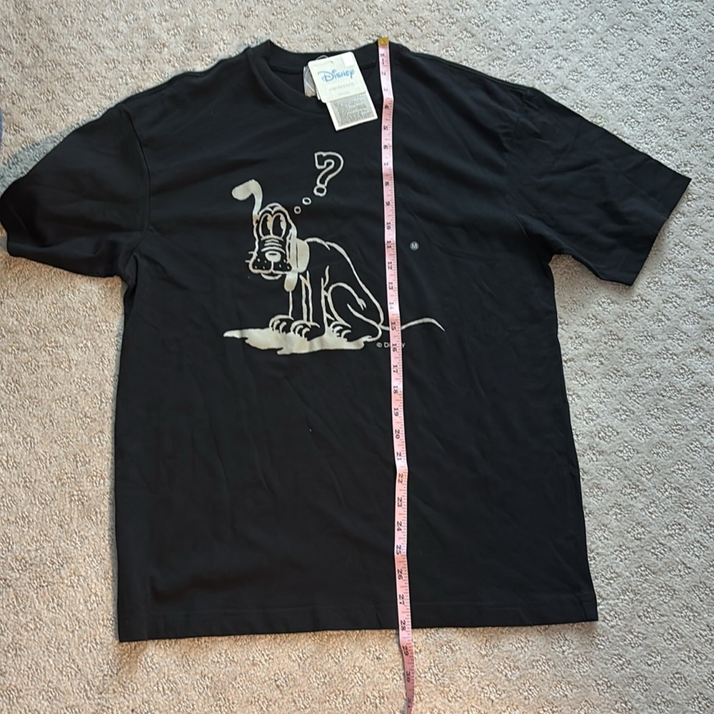 NWT Disney Black Pluto Graphic T-Shirt by Giordano – Size Medium - Picture 7 of 11